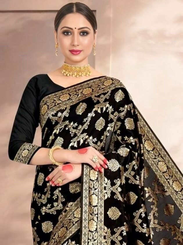 Black Banarasi Sarees