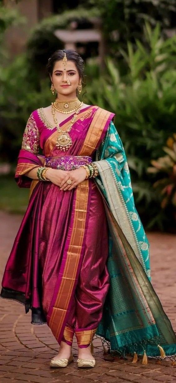 Buy Shalu Silk Saree heavy zari work with blouse piece at Amazon.in