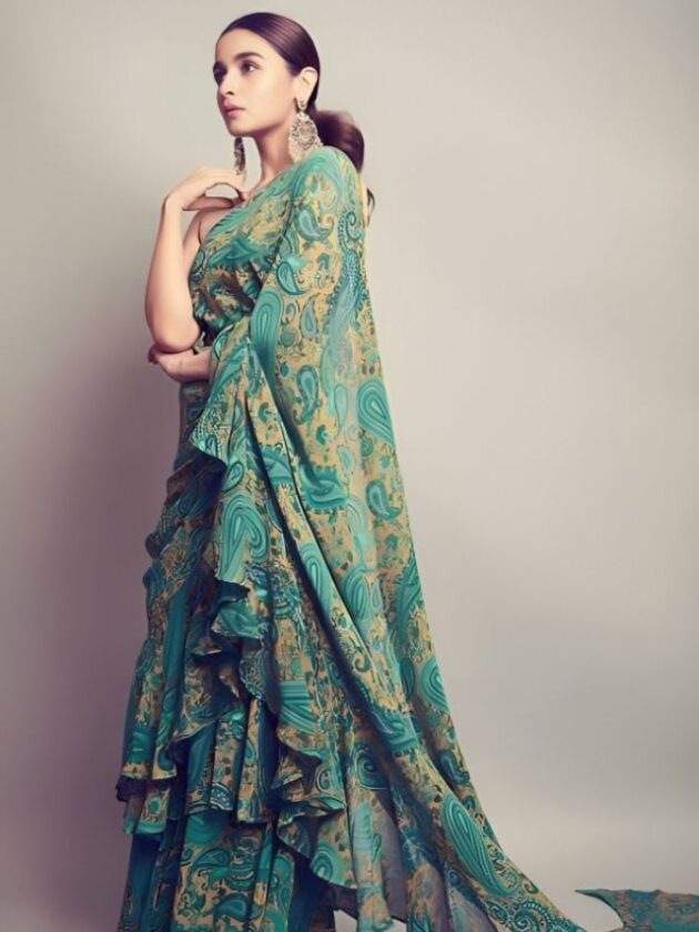 Alia Bhatt in Ready-to-Wear Saree