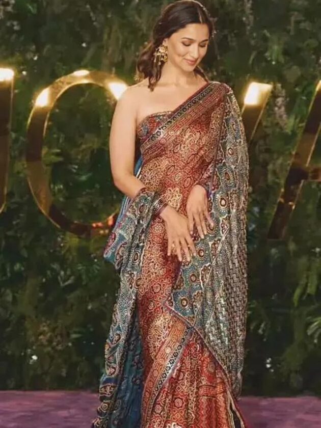 Alia saree look best sale