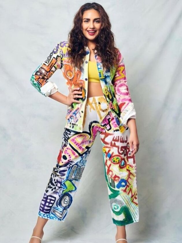 Huma Qureshi in Printed Co-ord Sets