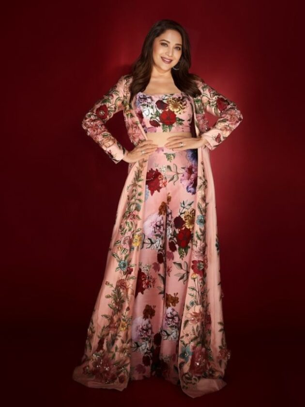 Madhuri Dixit in Layered Co-Ord Set