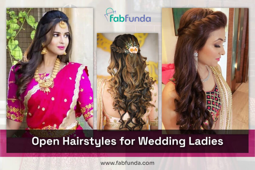 Open Hairstyles for Wedding Ladies