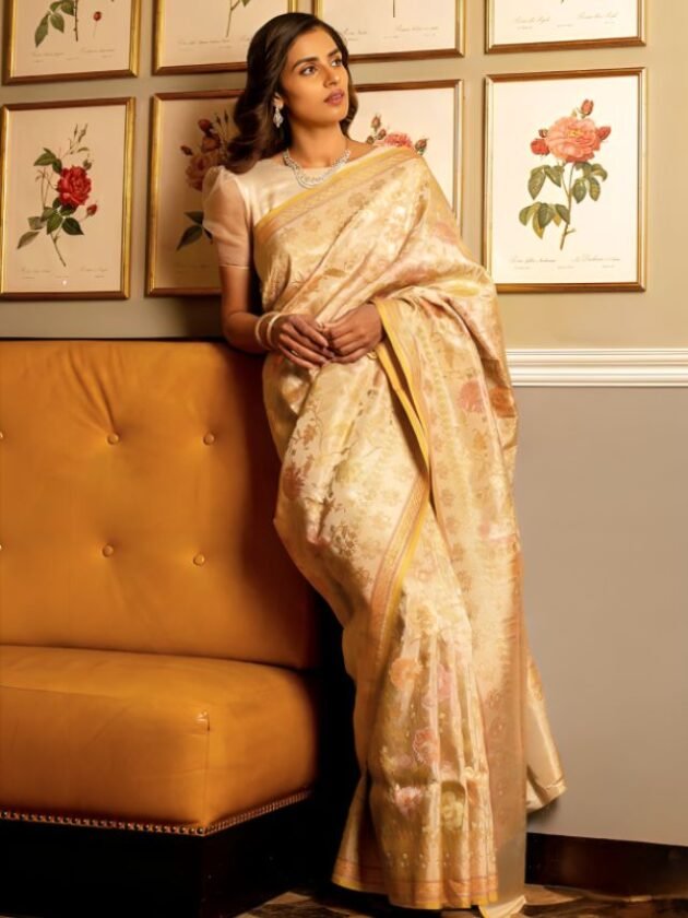 Glorious Golden Banarasi Sarees