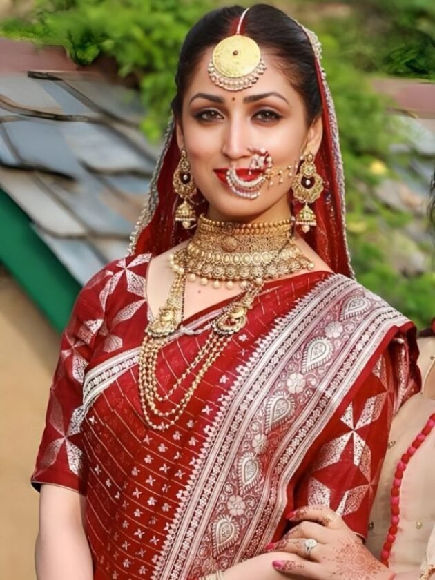 Yami Gautam’s Bridal Look in Banarasi Saree