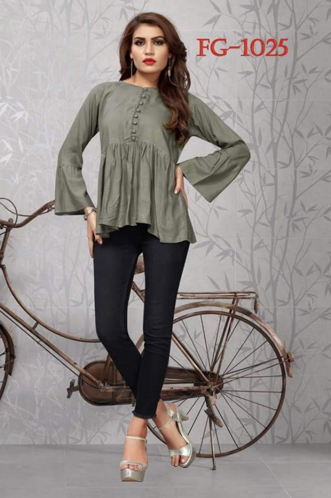 Buy Fancy Top at Rs. 420 online from Fab Funda ladies tops : FF-FB