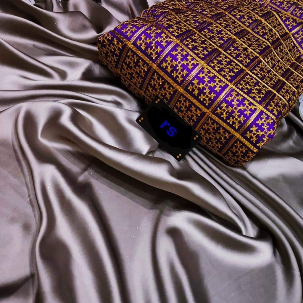 Buy PIXA Designer Pure Satin Silk Saree With Blouse for Reception, Wedding  & Partywear Wear Premium Soft Silk Saree, Bride's Maid Sarees Online in  India - Etsy | Satin saree, Lehenga for