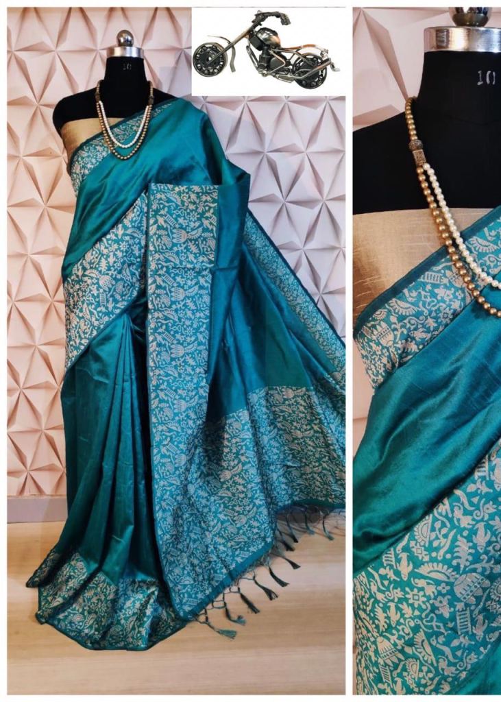Get row silk saree at wholesale rate online from fab funda surat.
