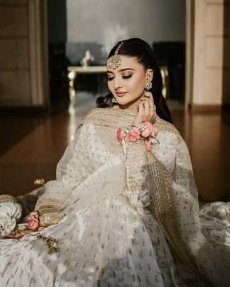 3 Meter Flair Heavy Pure Chinon Silk Gown With Embroidery Work