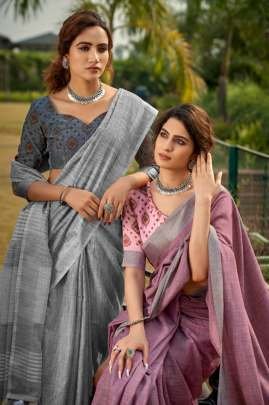 Abhirupi linen  Silk saree