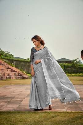 Abhirupi linen  Silk saree