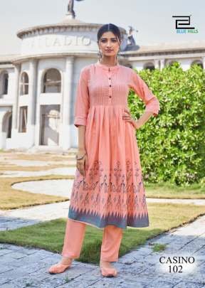 Casino  kurti with pent