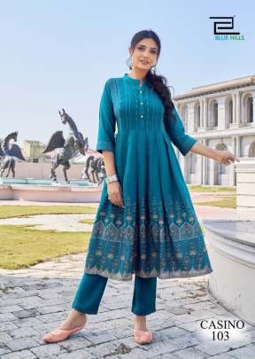 Casino  kurti with pent