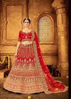 Maya Bridal  Lehenga Choli  red