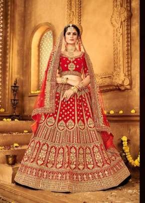 Maya Bridal  Lehenga Choli  red