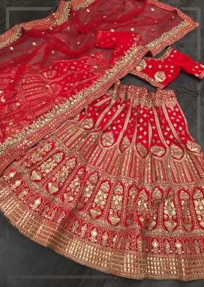 Maya Bridal  Lehenga Choli  red