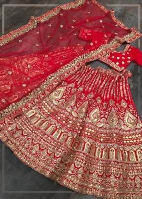 Maya Bridal  Lehenga Choli  red