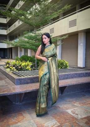 Minakshi Kanjivaram Soft Silk Saree For Women