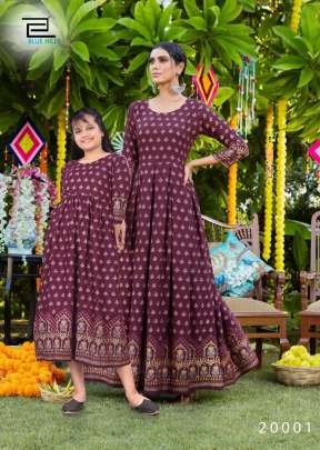 Shaheen Twining Mom Daughter Combo Gown