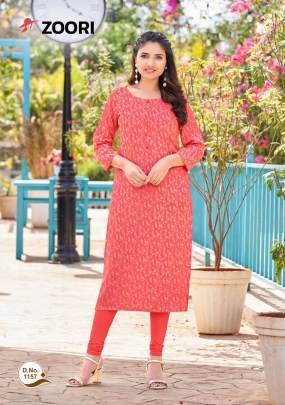 Akshara Vol 26 by Zoori Rayon Print Kurti