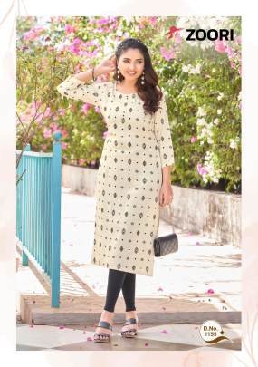 Akshara Vol 26 by Zoori Rayon Print Kurti