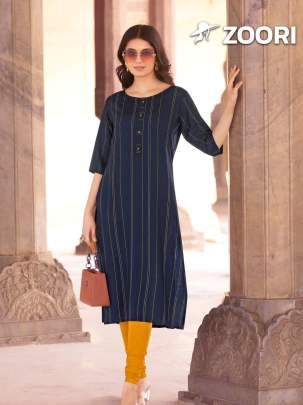 Akshara Vol 28 Beautiful Printed Rayon Kurtis By Zoori Brand