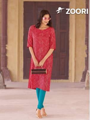 Akshara Vol 28 Beautiful Printed Rayon Kurtis By Zoori Brand