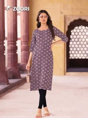 Akshara Vol 28 Beautiful Printed Rayon Kurtis By Zoori Brand