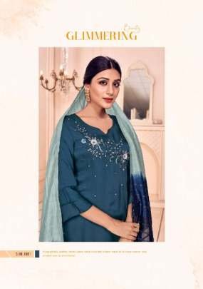 Alishka Fashion Present Celebration Silk Hand Work Kurtis Set