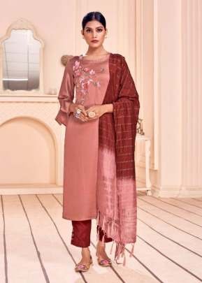 Alishka Fashion Present Celebration Silk Hand Work Kurtis Set