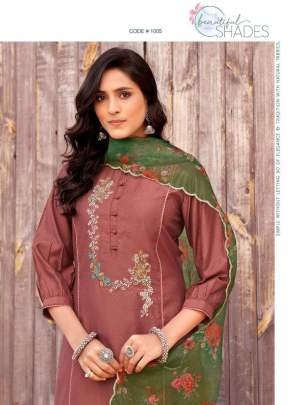 Anieya Brand Present Eliza Vol 1 Viscose Embroidered Kurtis Pant Dupatta