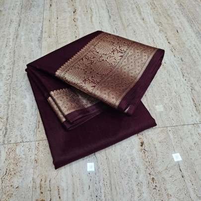 Banarasi Kora Organza Saree With Dyeable Border Design