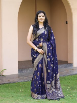 Beautiful Elegant Silk Saree for Weddings