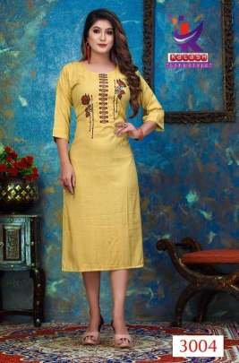 Beautiful Embroidery Work Designer Kurtis By Kalash Lifestyle