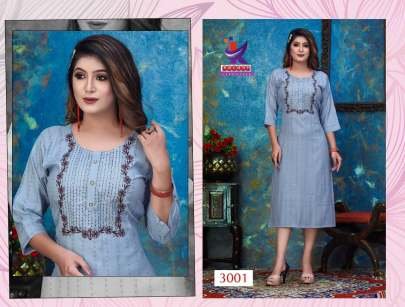 Beautiful Embroidery Work Designer Kurtis By Kalash Lifestyle