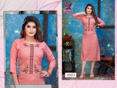 Beautiful Embroidery Work Designer Kurtis By Kalash Lifestyle