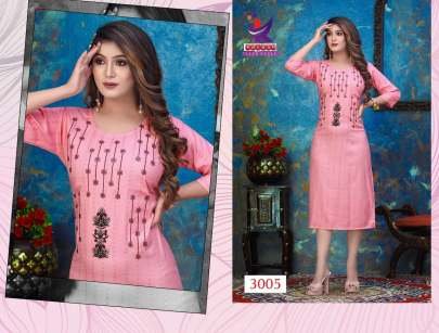 Beautiful Embroidery Work Designer Kurtis By Kalash Lifestyle