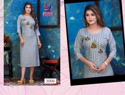 Beautiful Embroidery Work Designer Kurtis By Kalash Lifestyle