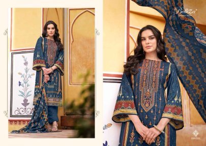 Belliza Bin Saeed Vol 3 Cotton Unstitch Dress Material