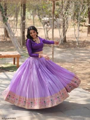 Best Designer Lavender Colour Lehenga Choli