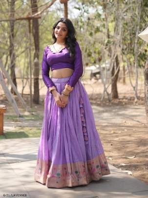 Best Designer Lavender Colour Lehenga Choli