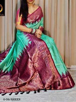 Best Quality Green Soft Silk Saree