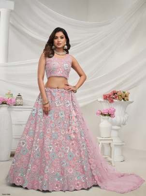 Best Quality Pink Soft Net Lehenga Choli