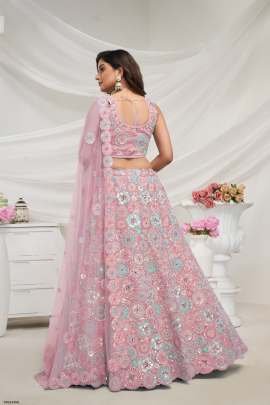 Best Quality Pink Soft Net Lehenga Choli