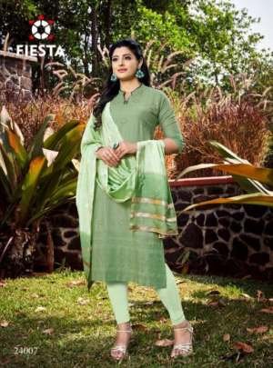 Cataloge Harle Designer Embroidery Kurtis Set By Fiesta