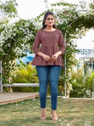 Cool Crush Vol 2 Stylish Rayon Short Top by Ladyview
