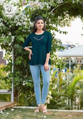Cool Crush Vol 2 Stylish Rayon Short Top by Ladyview