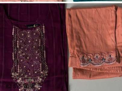 Dobby Rayon Wholesale Wine Kurti with Pant
