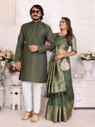 Elegant Couple Dress Set for Special Occasions