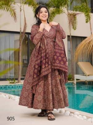 Elegant Mul Cotton Palazzo Suit With Digital Prints